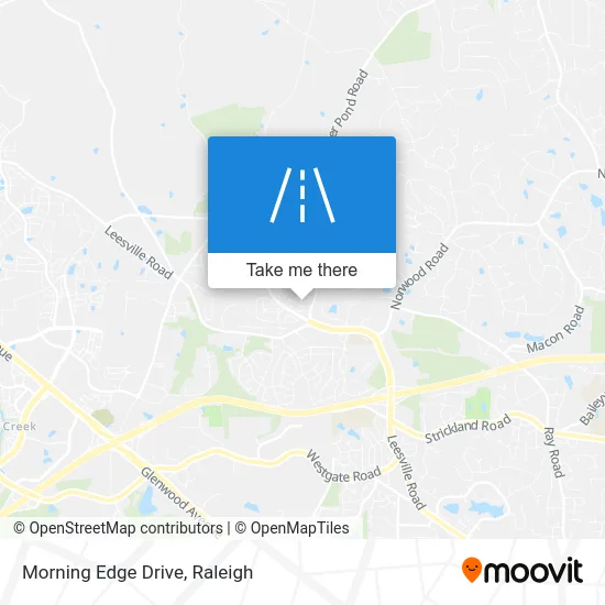 Morning Edge Drive map