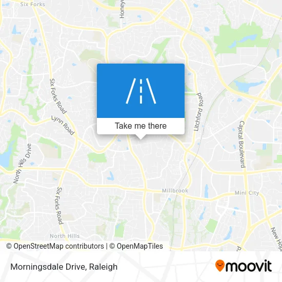 Morningsdale Drive map