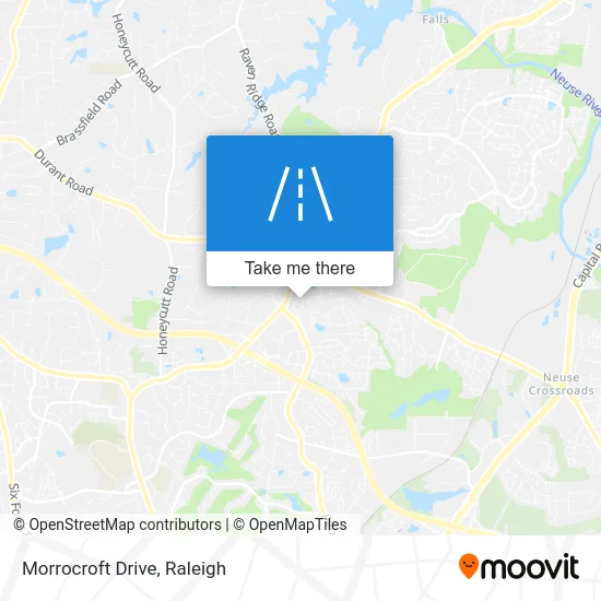 Morrocroft Drive map