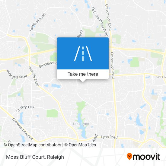 Mapa de Moss Bluff Court