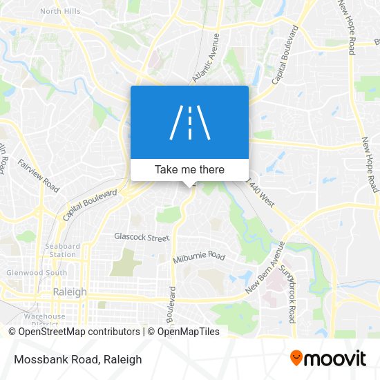 Mossbank Road map