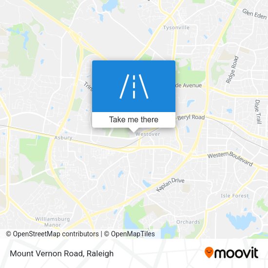 Mapa de Mount Vernon Road