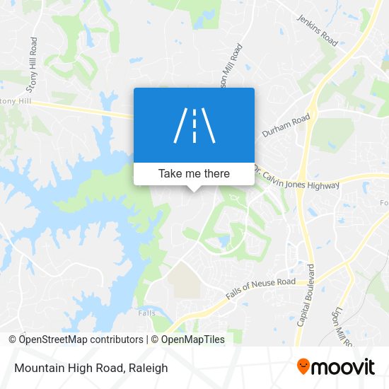 Mountain High Road map