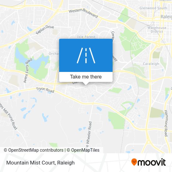 Mountain Mist Court map