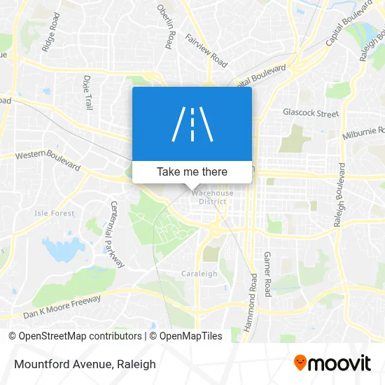 Mountford Avenue map