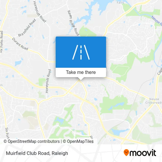 Muirfield Club Road map