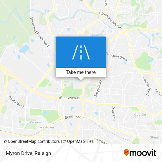 Myron Drive map