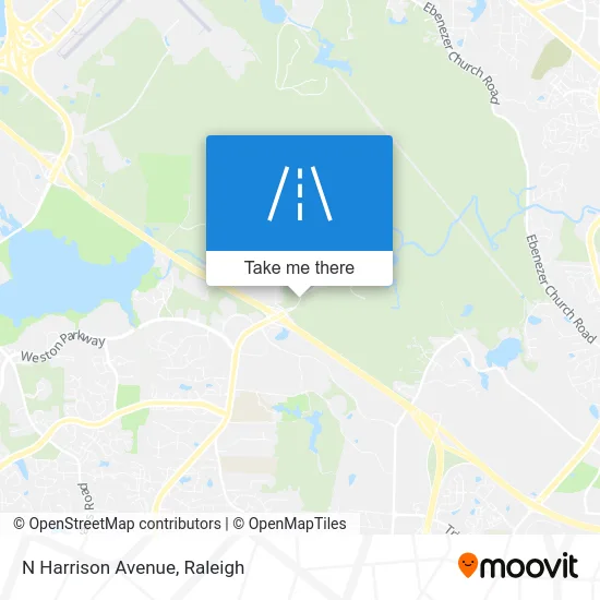 N Harrison Avenue map