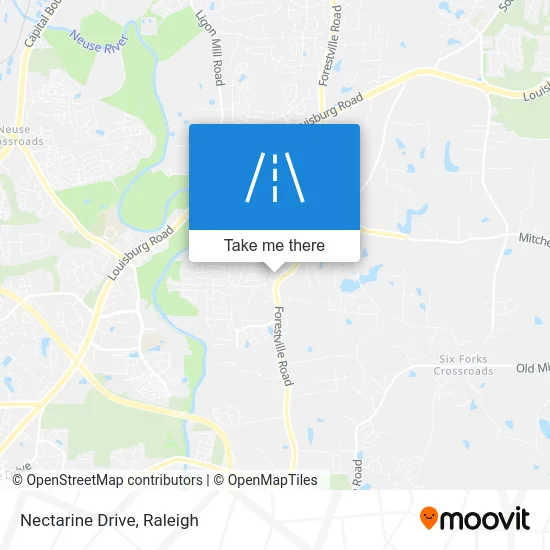 Nectarine Drive map
