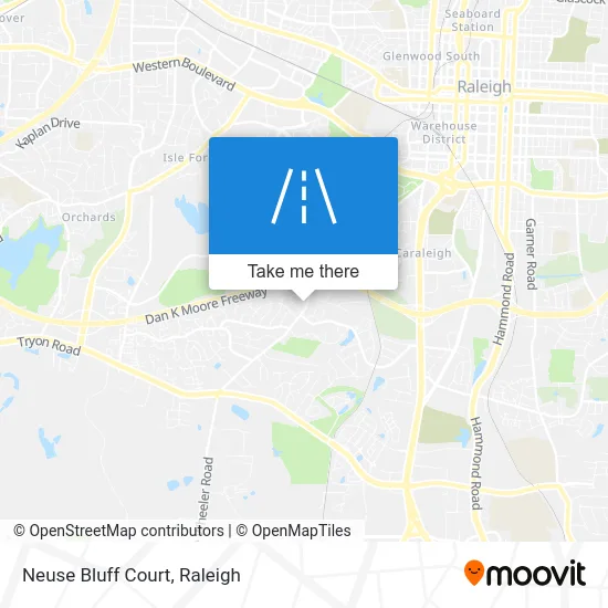 Neuse Bluff Court map