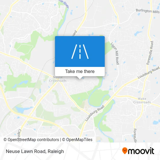 Neuse Lawn Road map