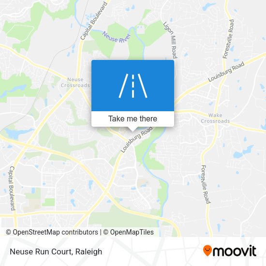 Mapa de Neuse Run Court