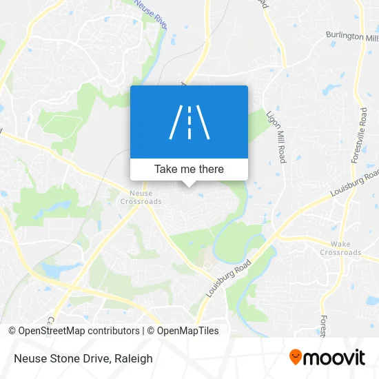 Neuse Stone Drive map
