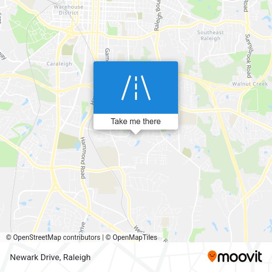 Mapa de Newark Drive