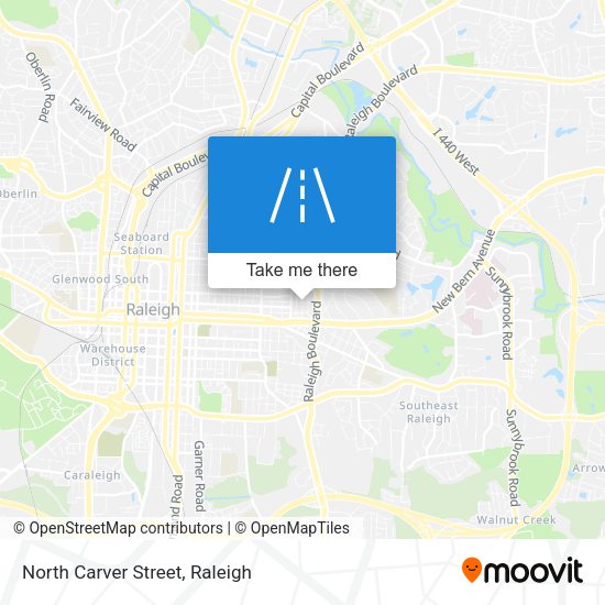 North Carver Street map
