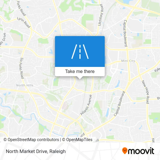 North Market Drive map