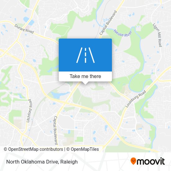 North Oklahoma Drive map