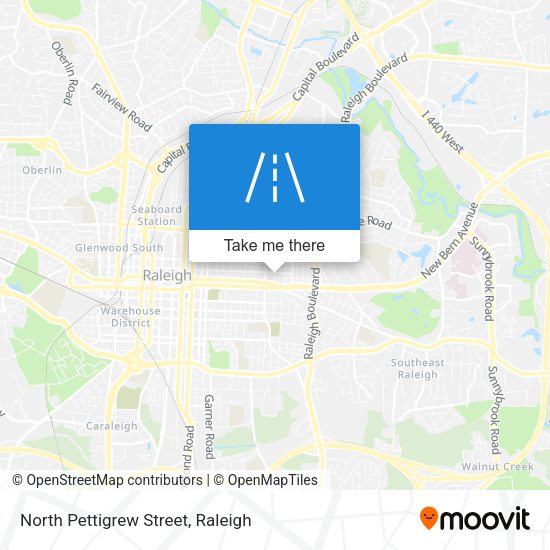 North Pettigrew Street map