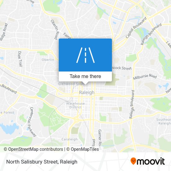 North Salisbury Street map