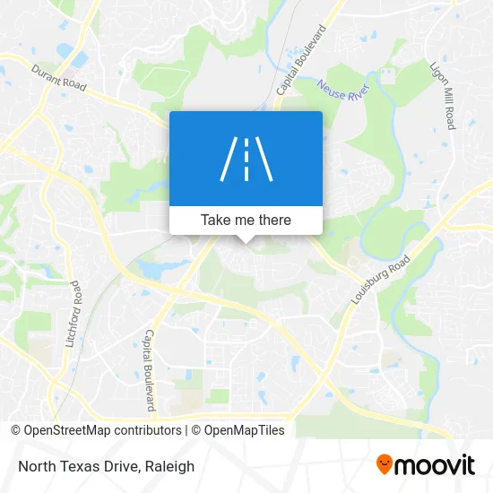 North Texas Drive map