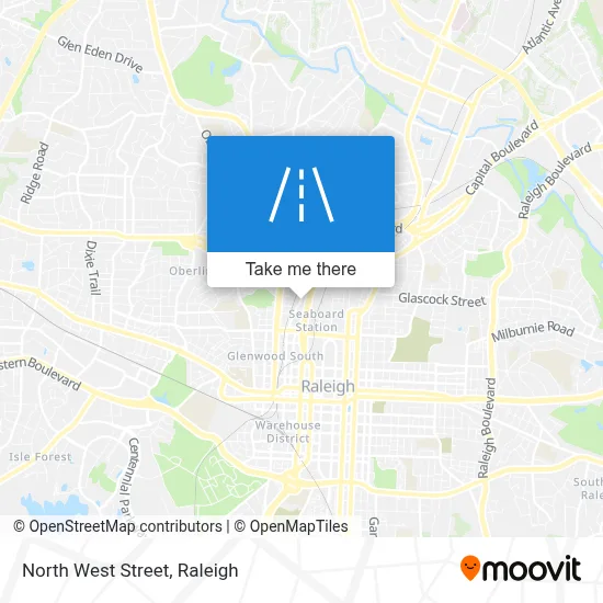 North West Street map