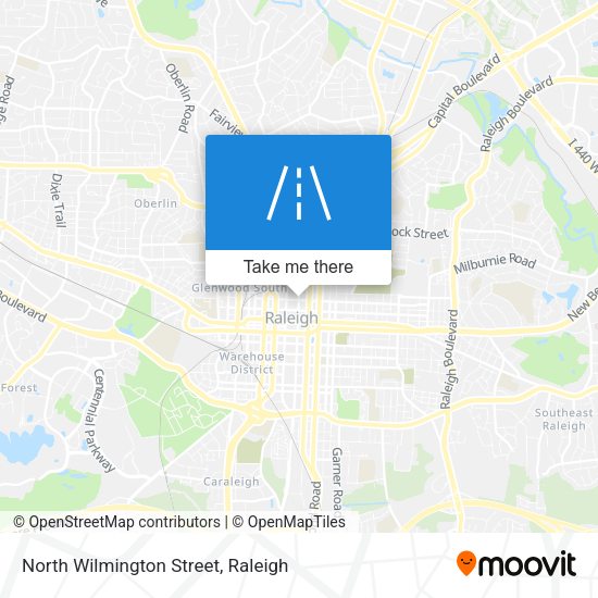 North Wilmington Street map