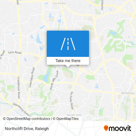Mapa de Northclift Drive