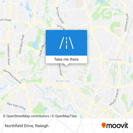 Northfield Drive map