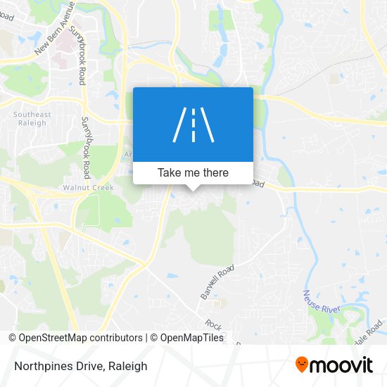 Mapa de Northpines Drive