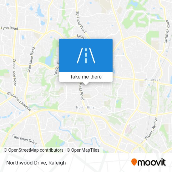 Mapa de Northwood Drive