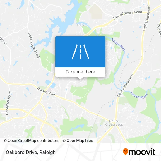 Oakboro Drive map