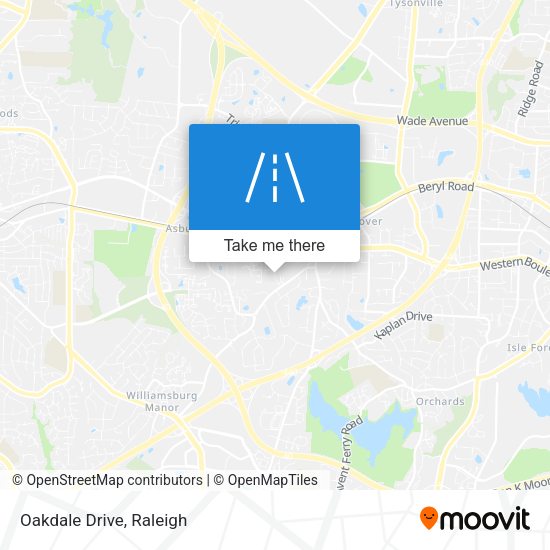 Mapa de Oakdale Drive