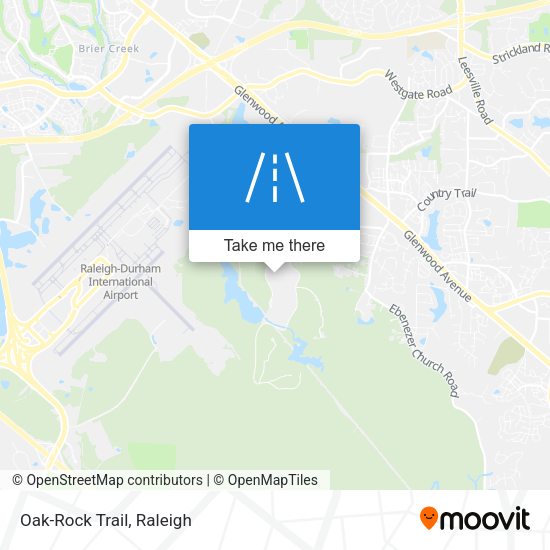 Mapa de Oak-Rock Trail