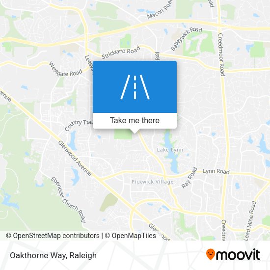 Mapa de Oakthorne Way