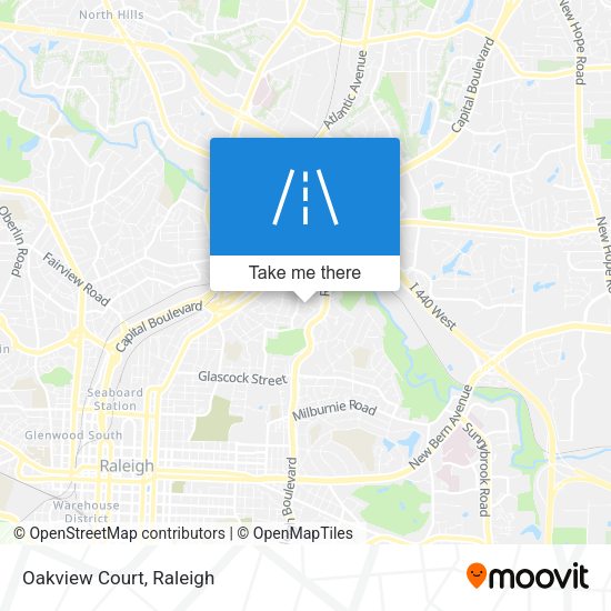 Mapa de Oakview Court