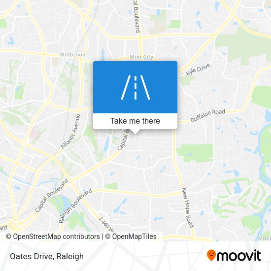 Mapa de Oates Drive