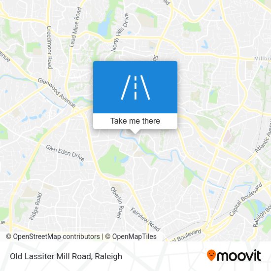 Old Lassiter Mill Road map