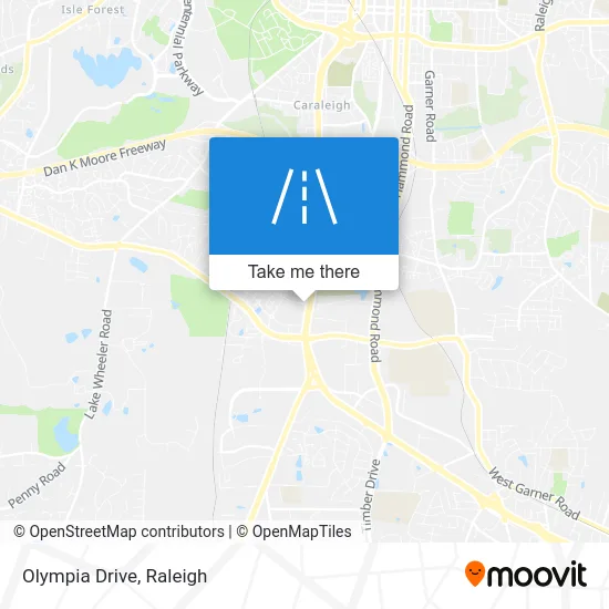 Olympia Drive map
