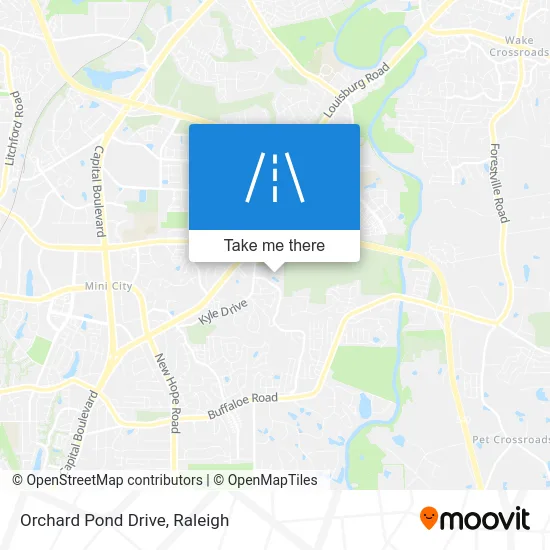 Orchard Pond Drive map