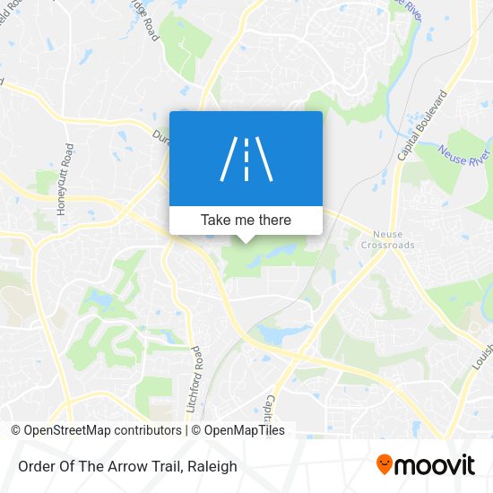 Order Of The Arrow Trail map