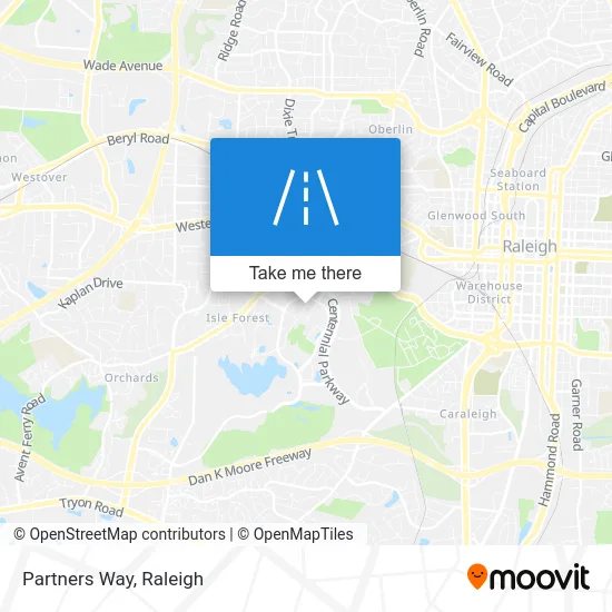 Mapa de Partners Way