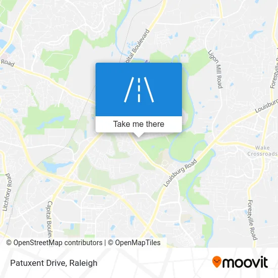 Patuxent Drive map