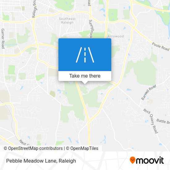 Pebble Meadow Lane map