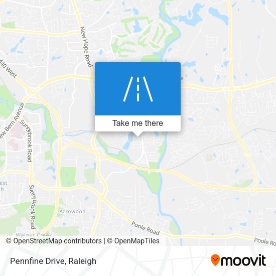 Mapa de Pennfine Drive