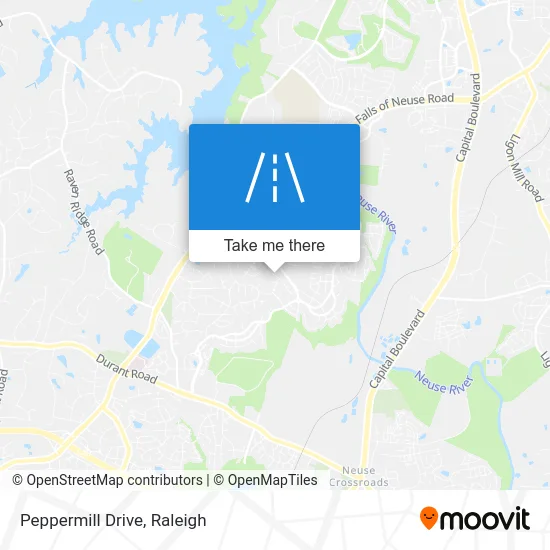 Peppermill Drive map