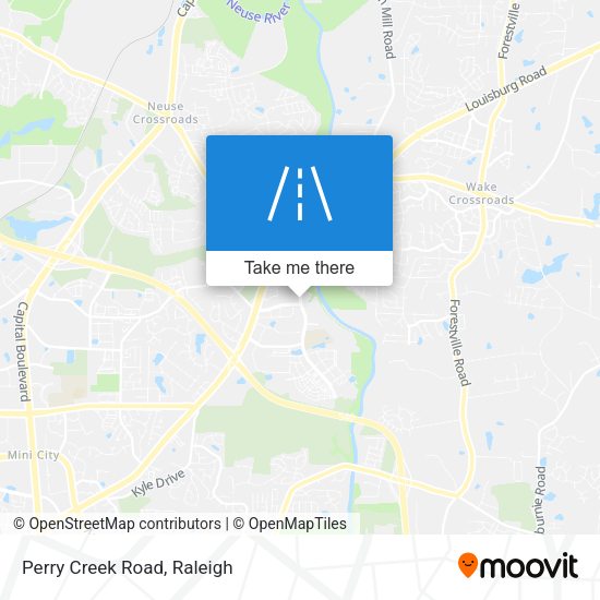 Mapa de Perry Creek Road