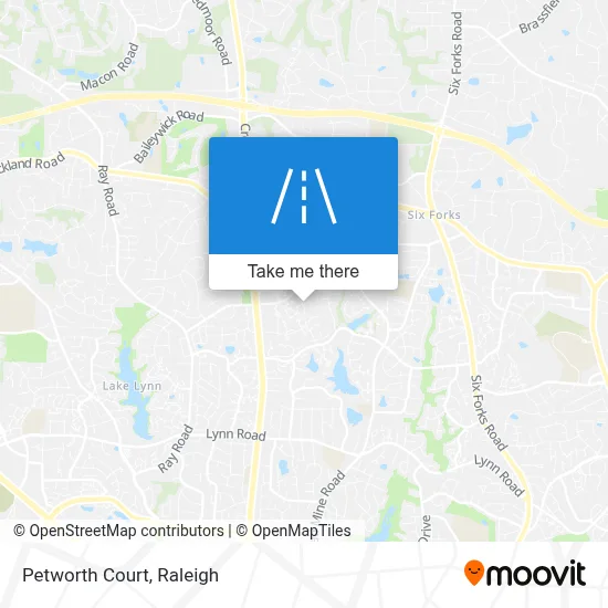 Petworth Court map