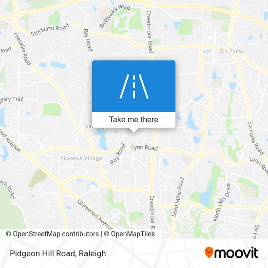 Mapa de Pidgeon Hill Road