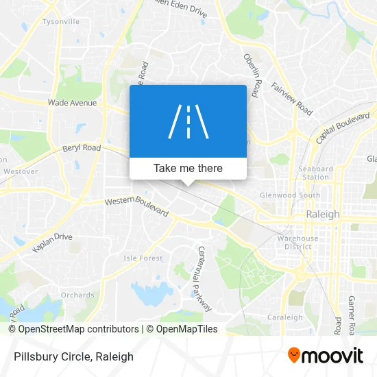 Pillsbury Circle map