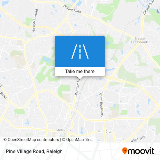 Mapa de Pine Village Road